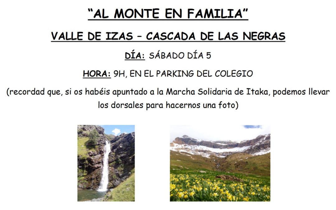 Retomamos «Al monte en familia»